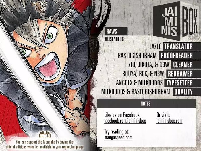 Read Black Clover Manga Online