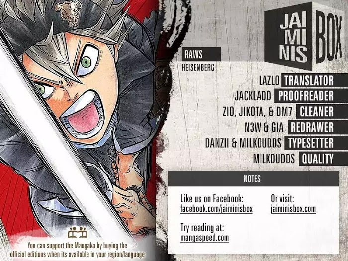 Read Black Clover Manga Online