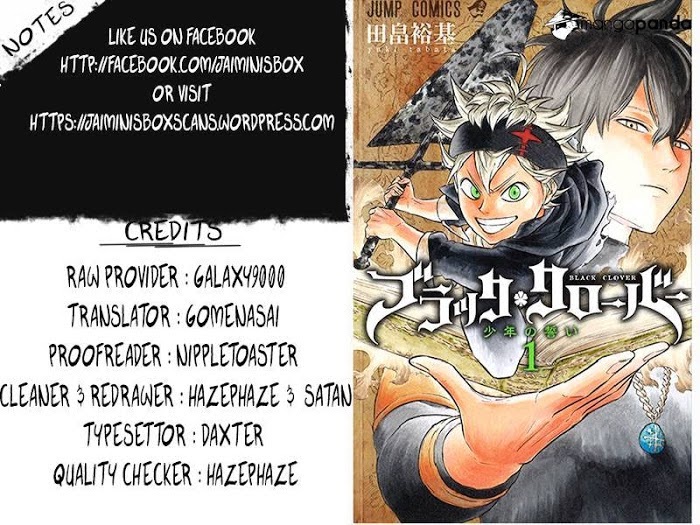 Read Black Clover Manga Online
