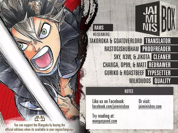 Read Black Clover Manga Online