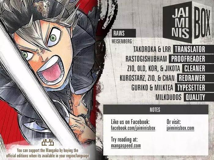 Read Black Clover Manga Online
