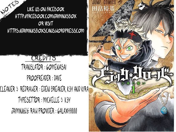 Read Black Clover Manga Online