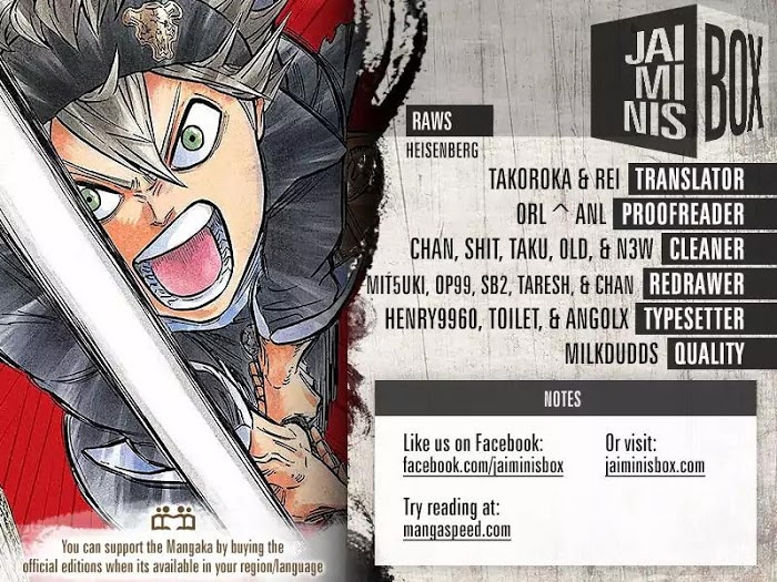 Read Black Clover Manga Online