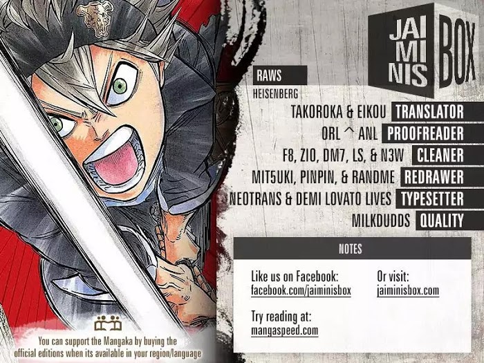 Read Black Clover Manga Online