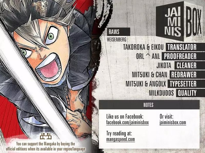 Read Black Clover Manga Online