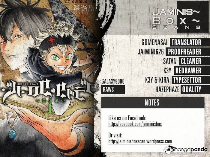 Read Black Clover Manga Online