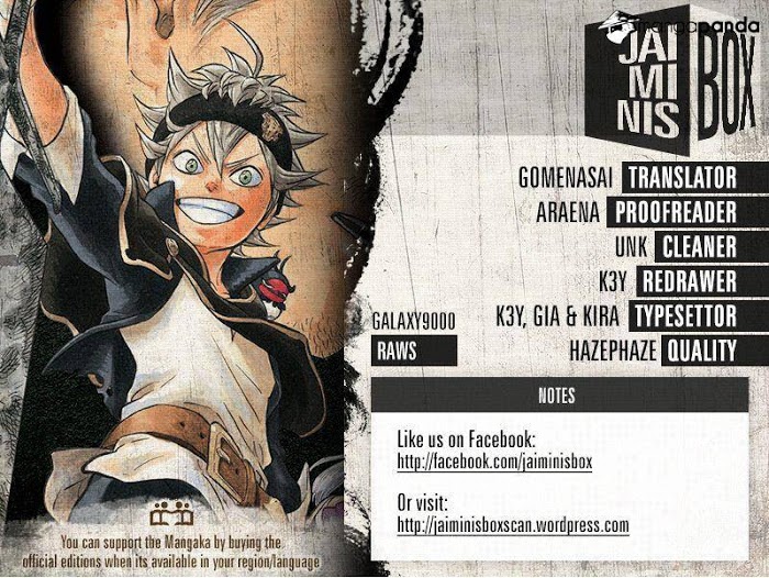 Read Black Clover Manga Online