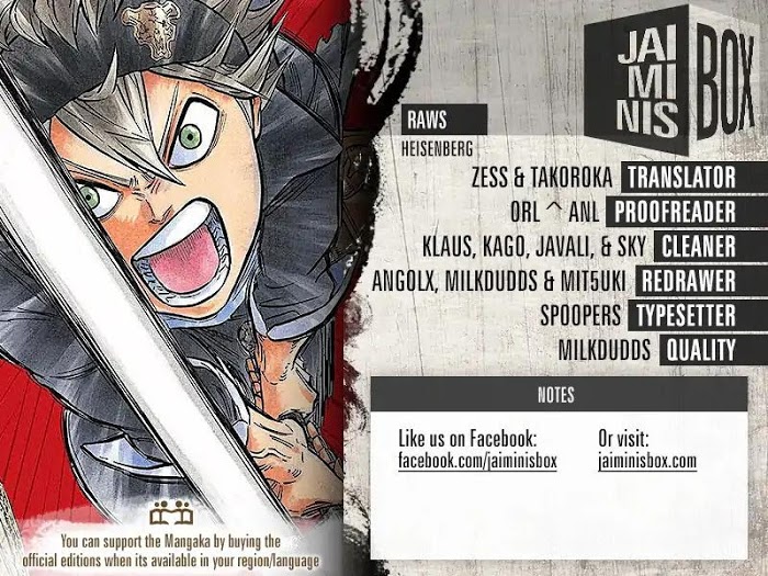 Read Black Clover Manga Online