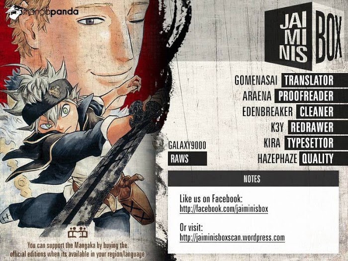 Read Black Clover Manga Online