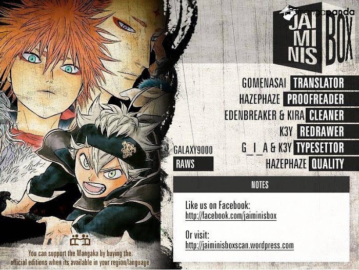 Read Black Clover Manga Online