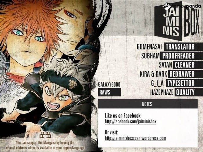 Read Black Clover Manga Online