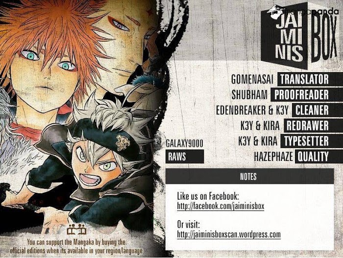 Read Black Clover Manga Online