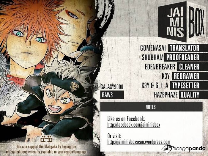 Read Black Clover Manga Online