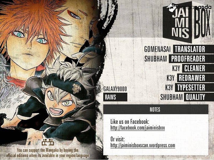 Read Black Clover Manga Online