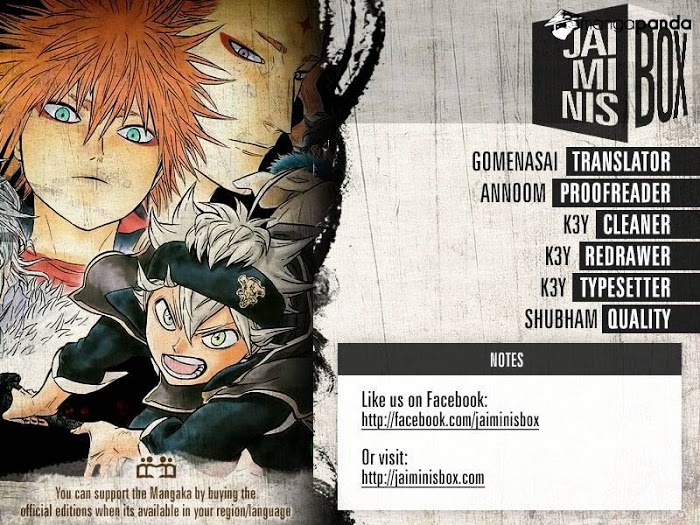 Read Black Clover Manga Online