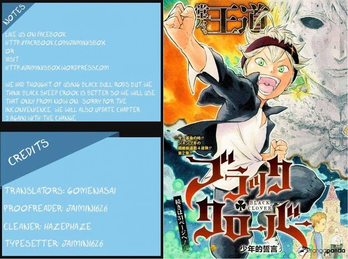 Read Black Clover Manga Online