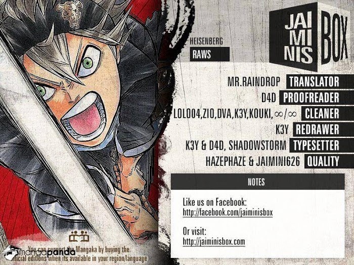 Read Black Clover Manga Online