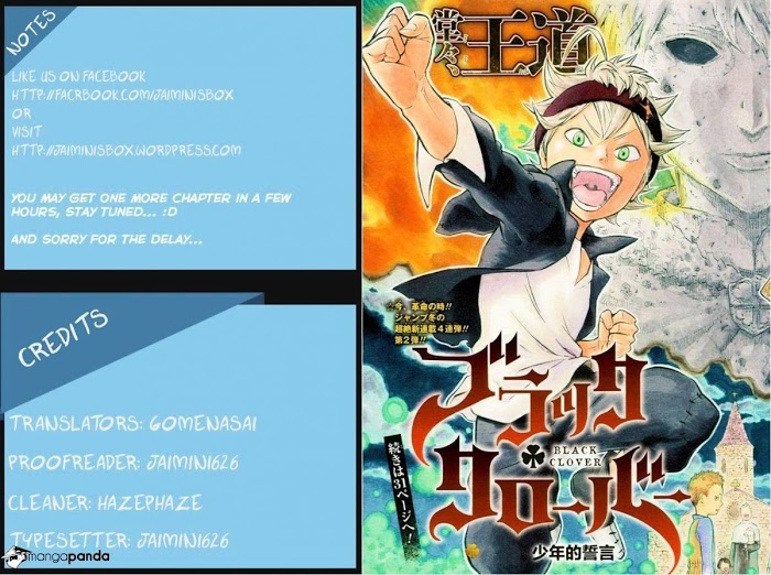 Read Black Clover Manga Online