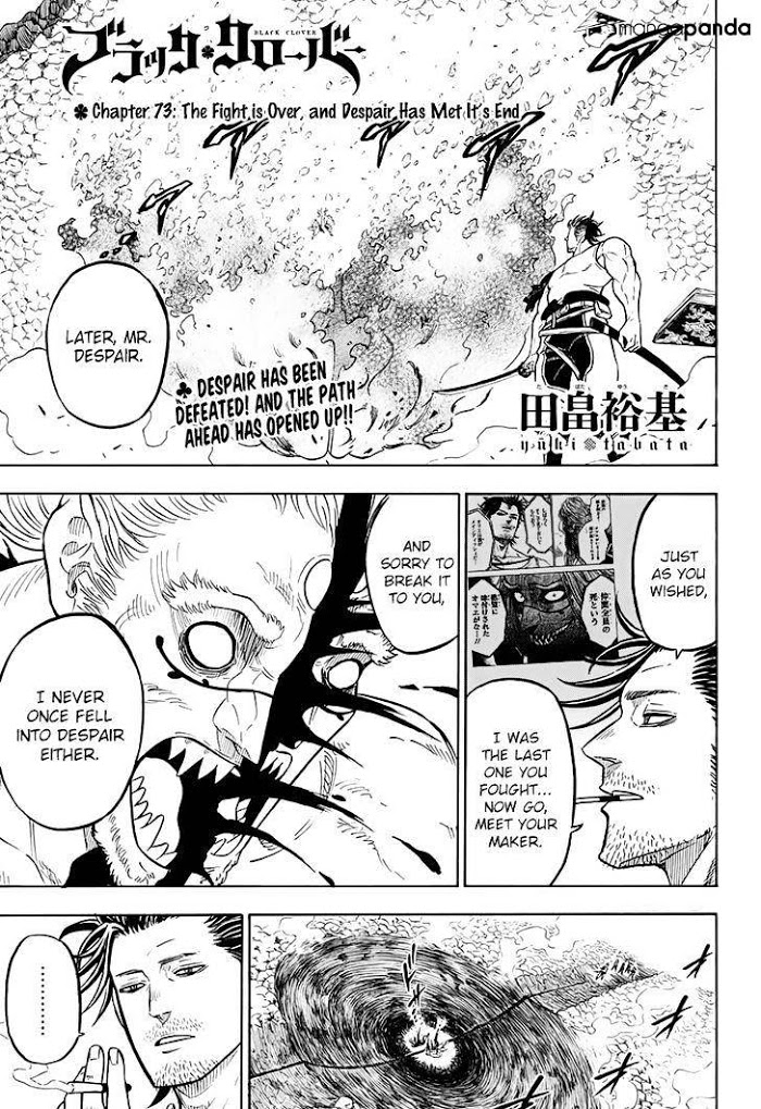 Read Black Clover Manga Online