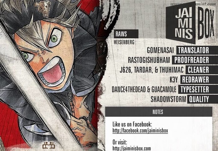 Read Black Clover Manga Online