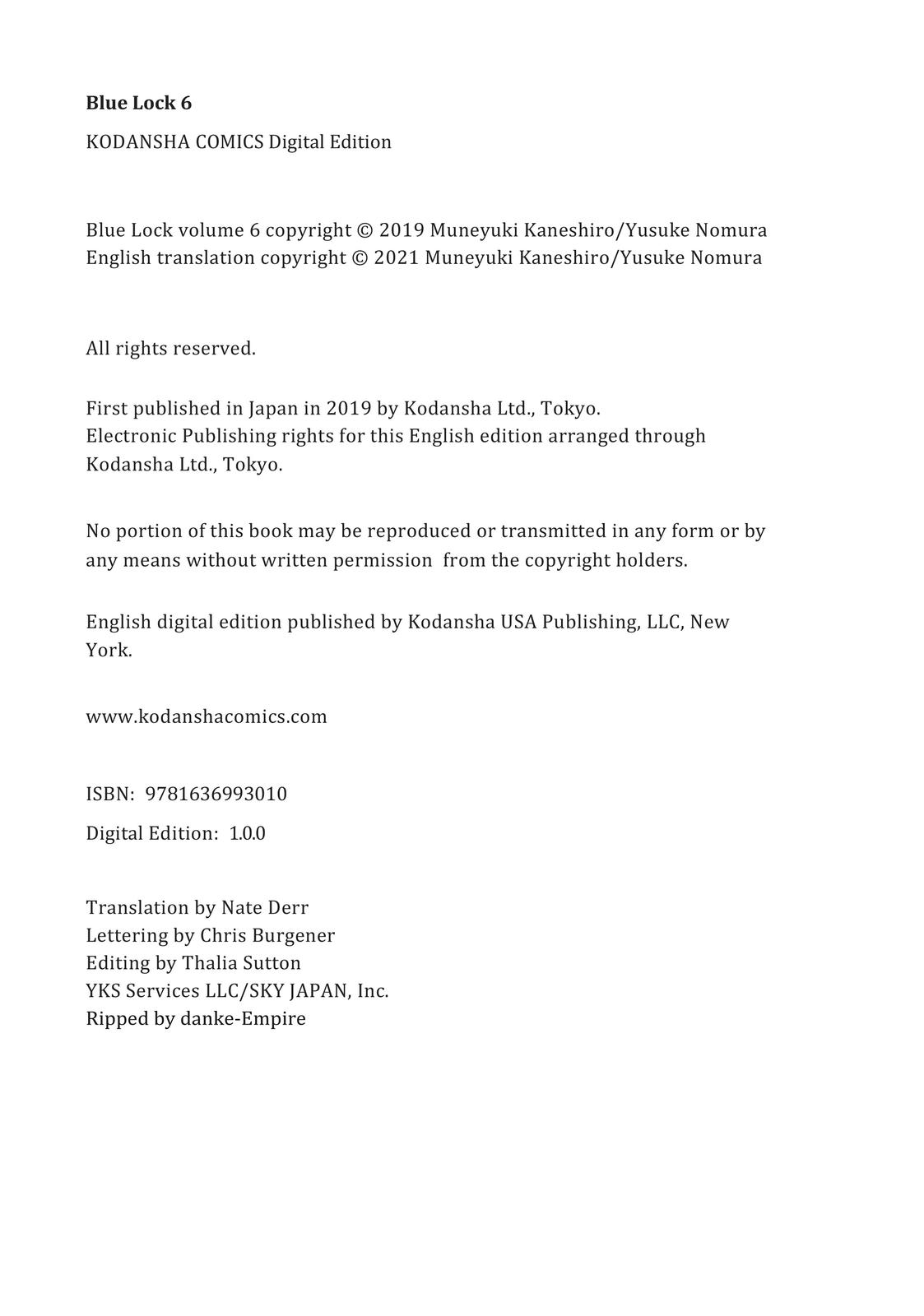 Read Blue Lock Manga Online