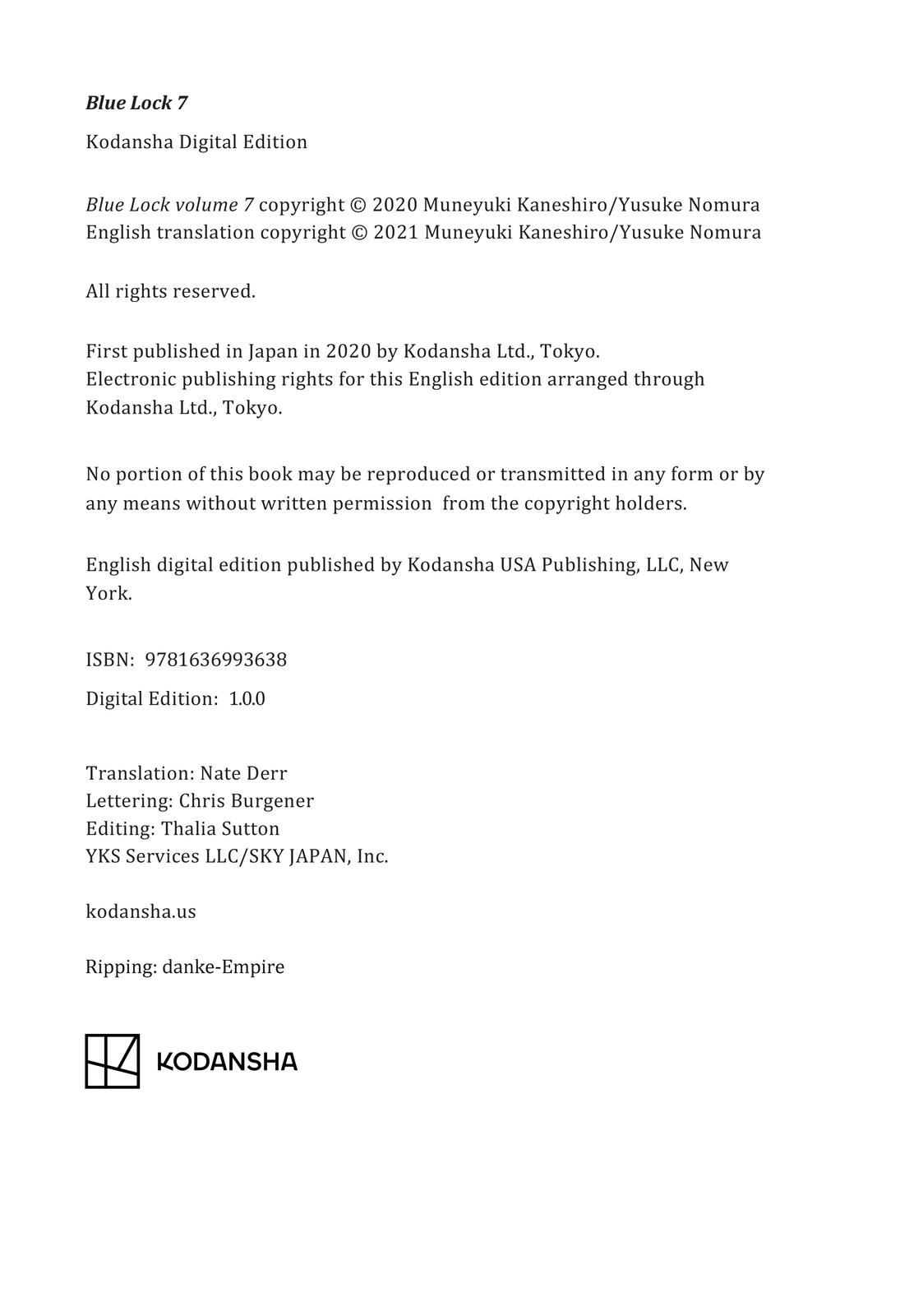 Read Blue Lock Manga Online