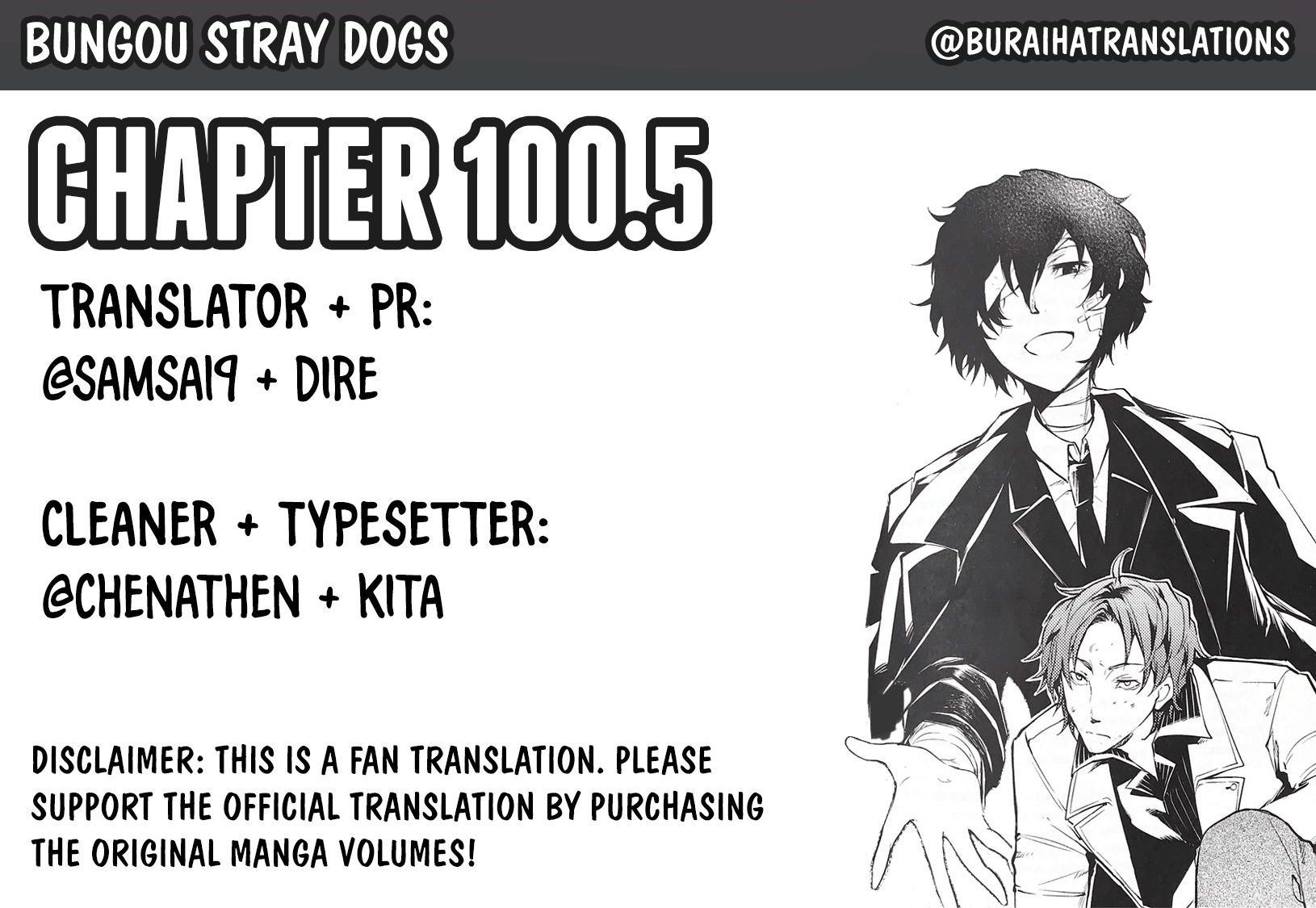 Read Bungou Stray Dogs Manga Online