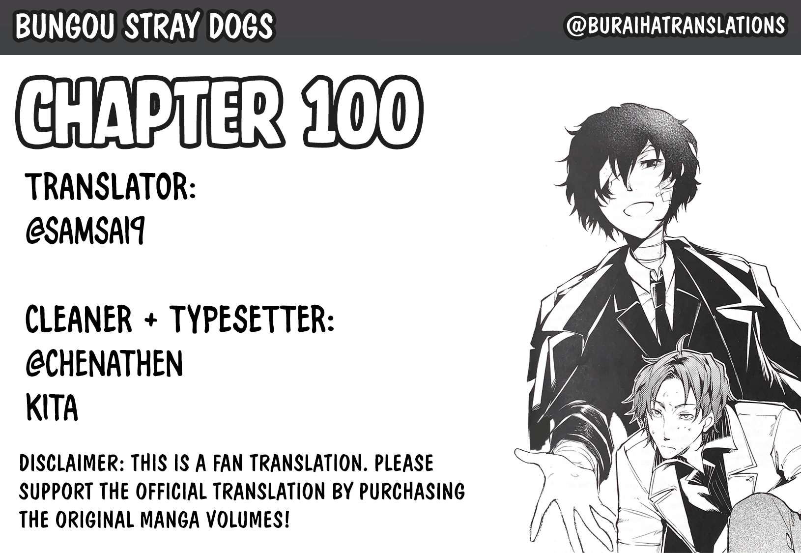 Read Bungou Stray Dogs Manga Online