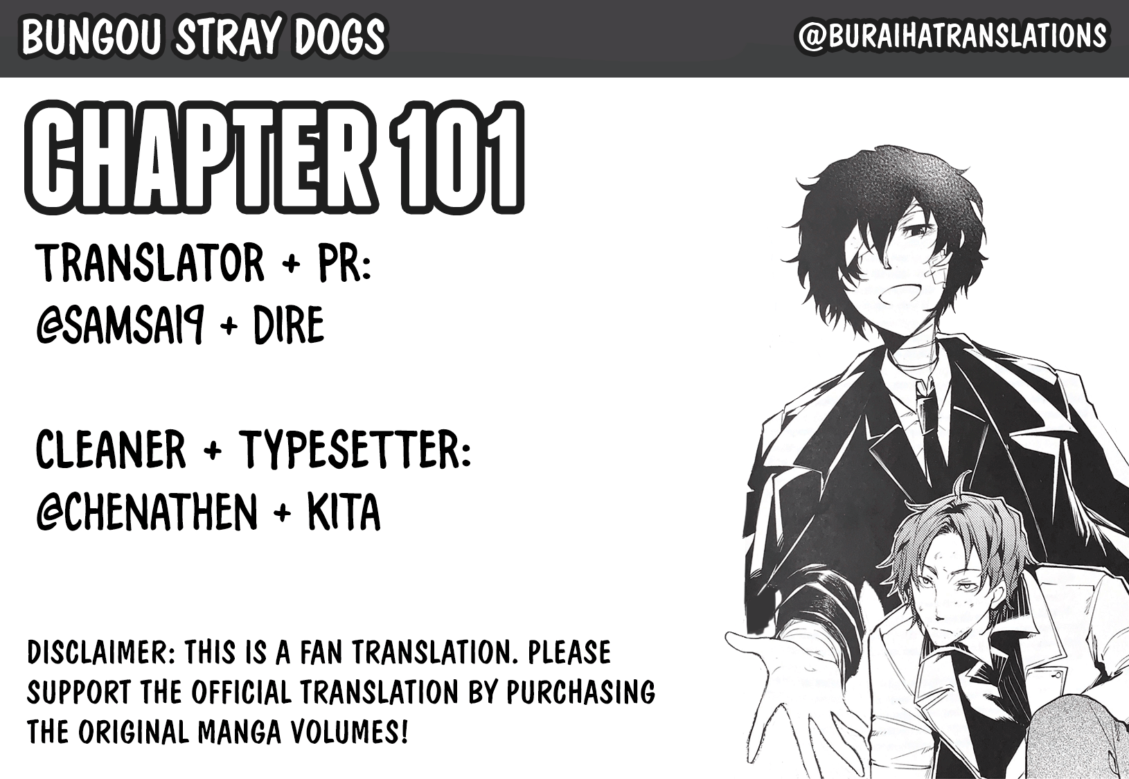 Read Bungou Stray Dogs Manga Online