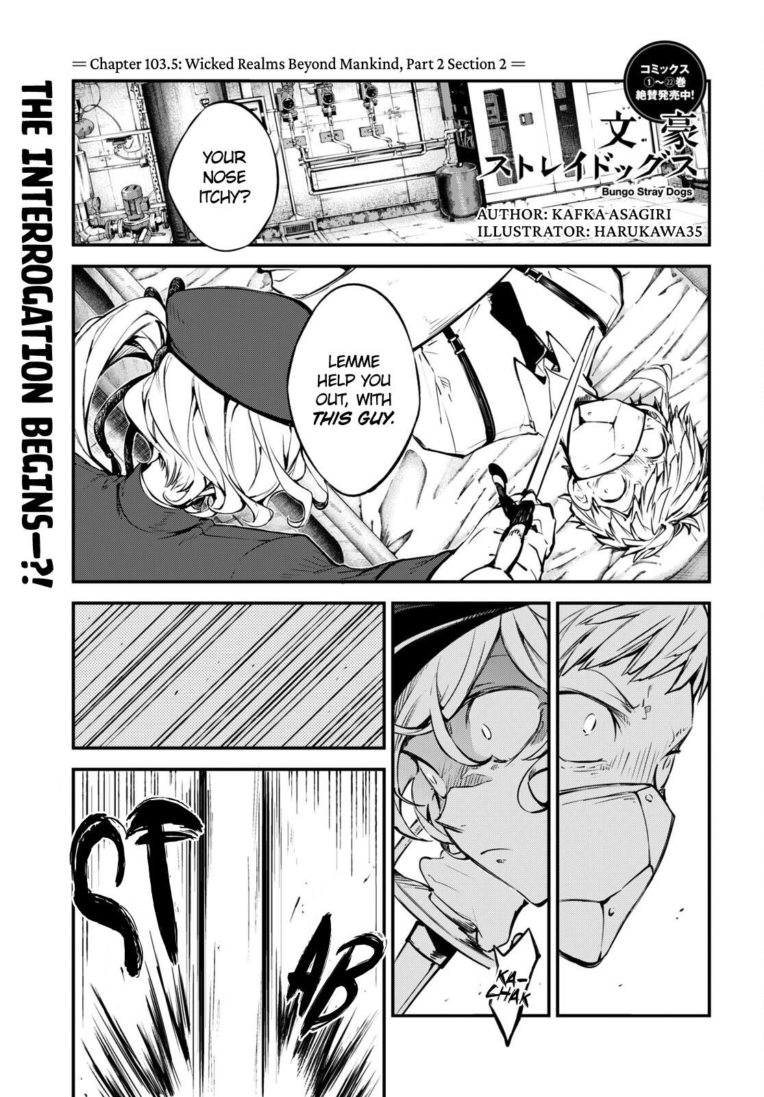 Read Bungou Stray Dogs Manga Online