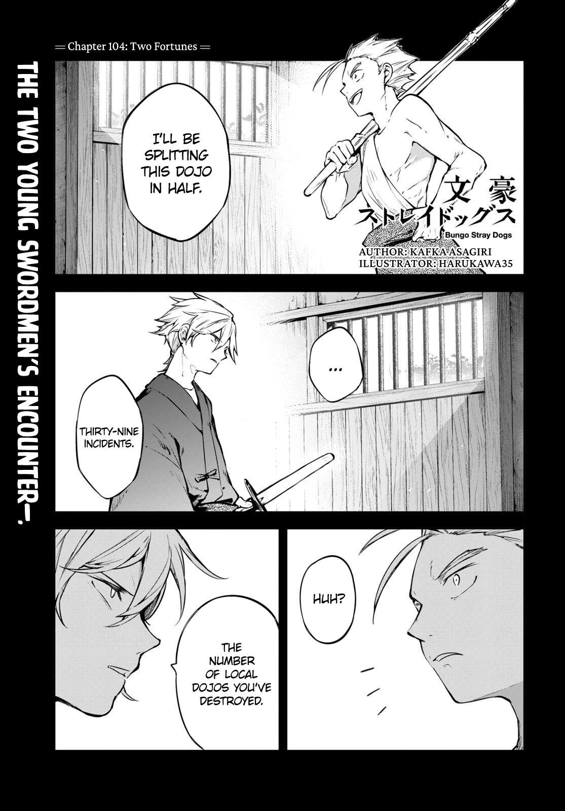 Read Bungou Stray Dogs Manga Online