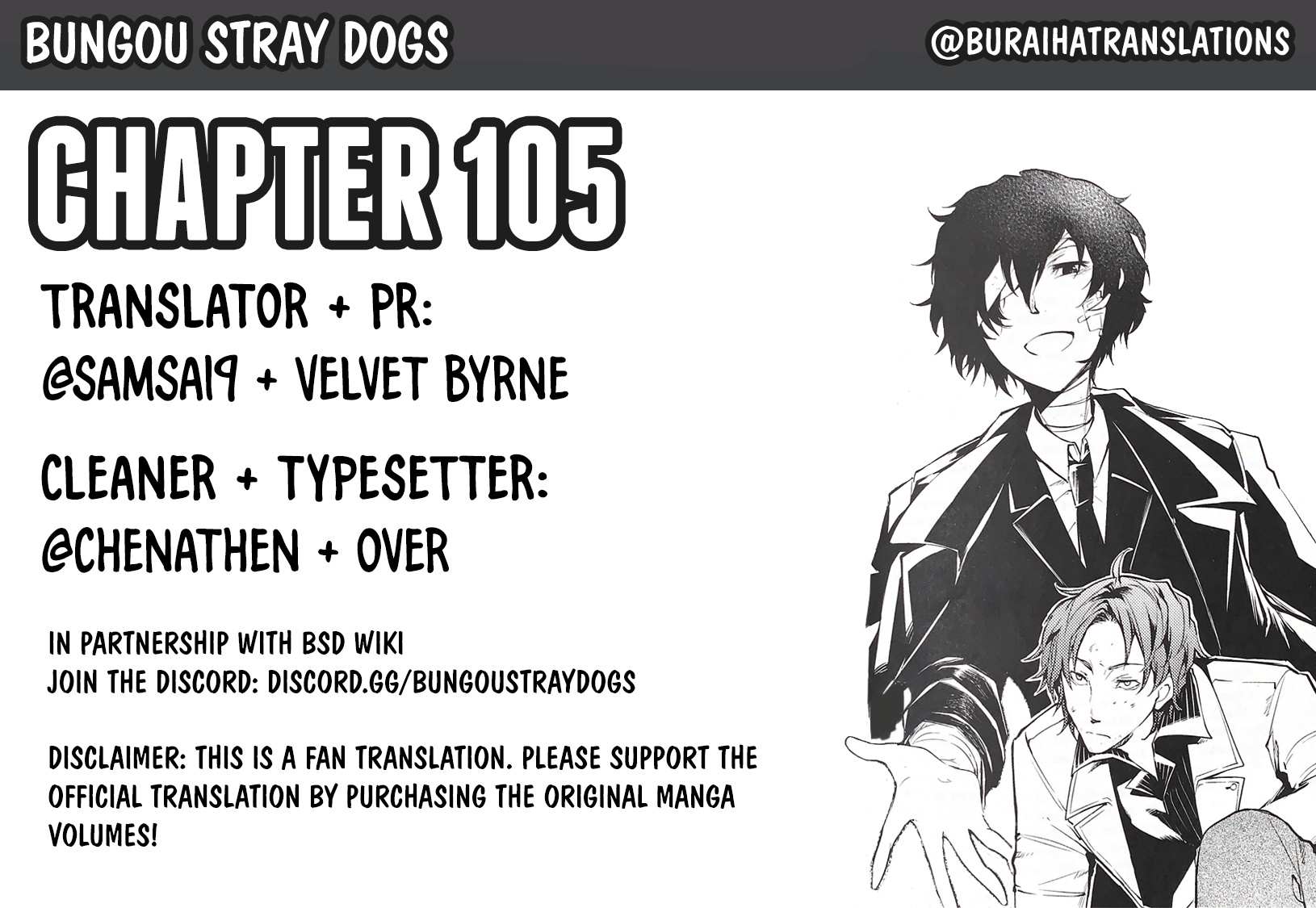 Read Bungou Stray Dogs Manga Online