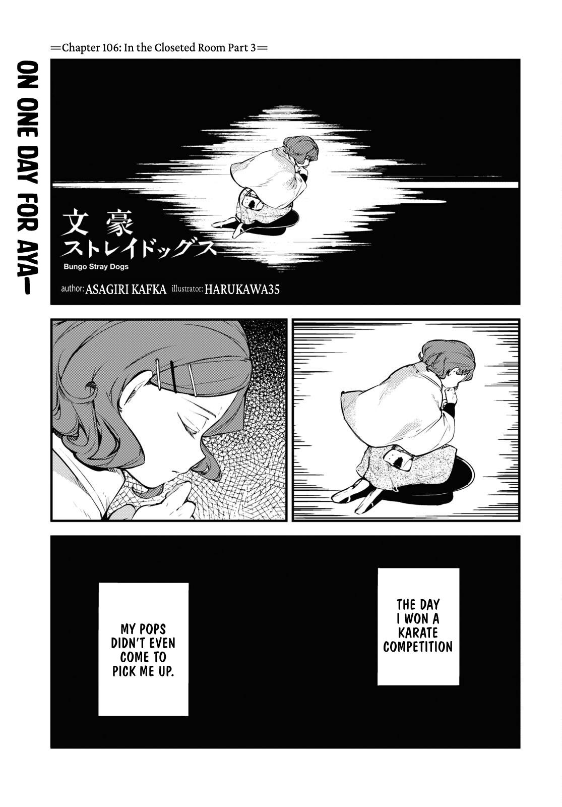 Read Bungou Stray Dogs Manga Online