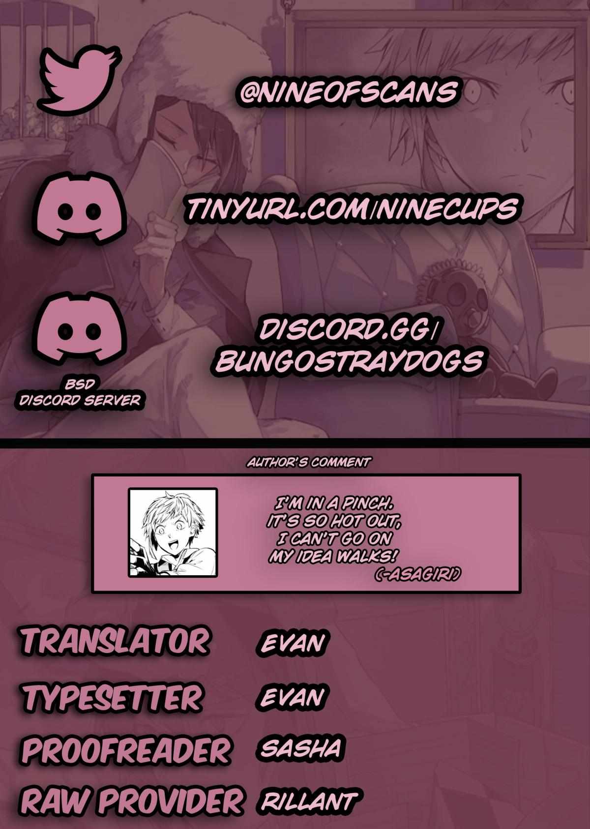 Read Bungou Stray Dogs Manga Online