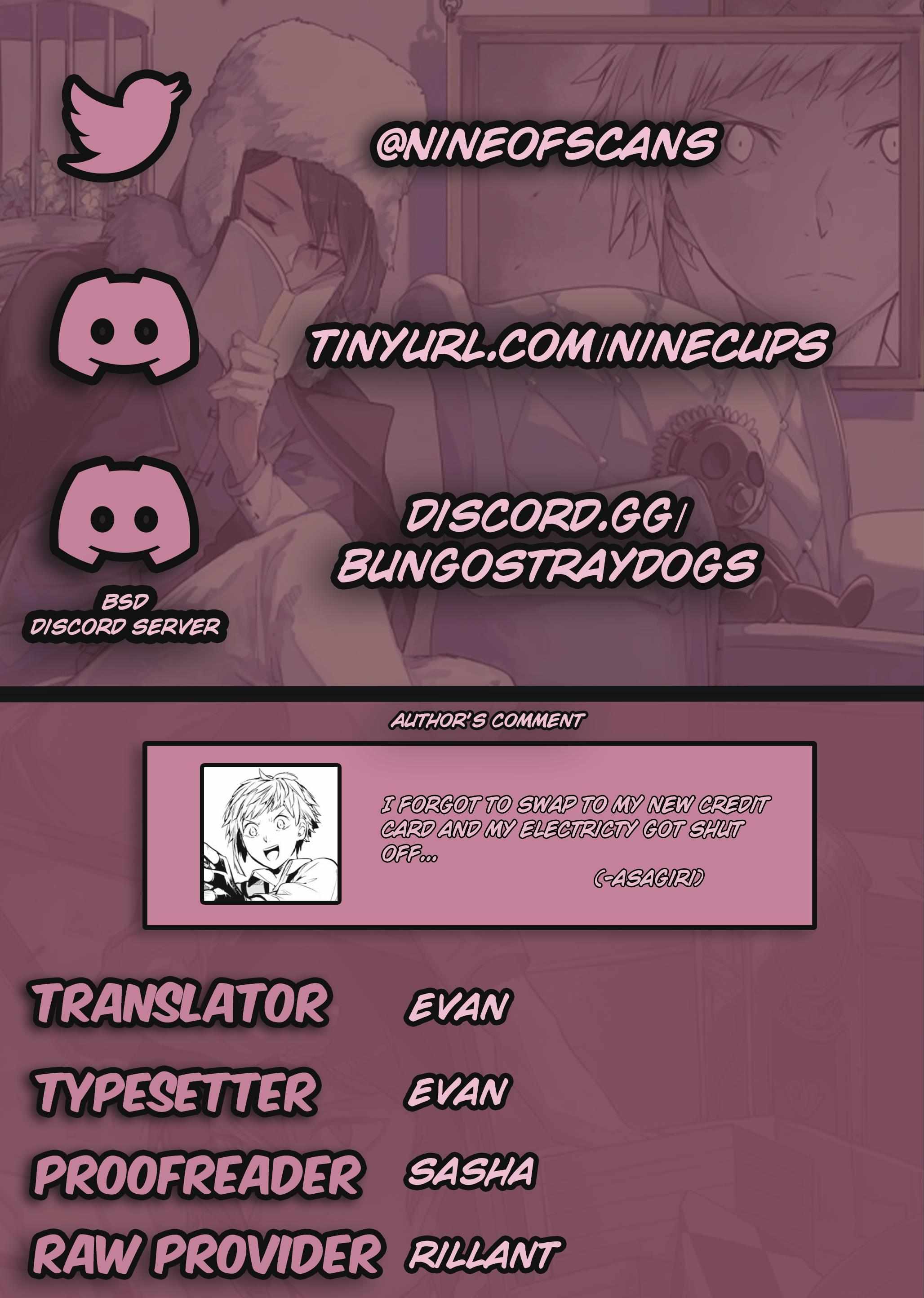 Read Bungou Stray Dogs Manga Online