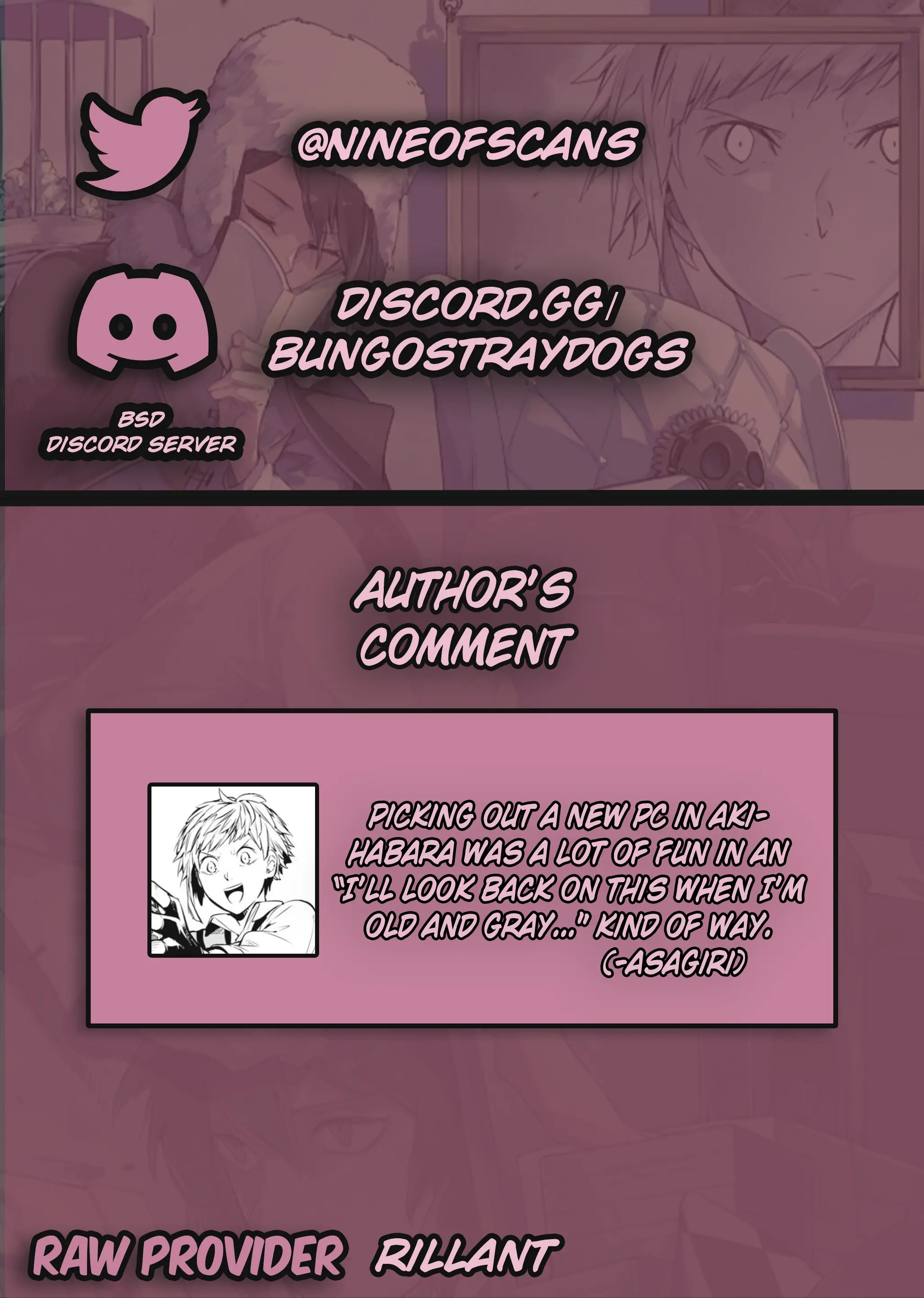 Read Bungou Stray Dogs Manga Online