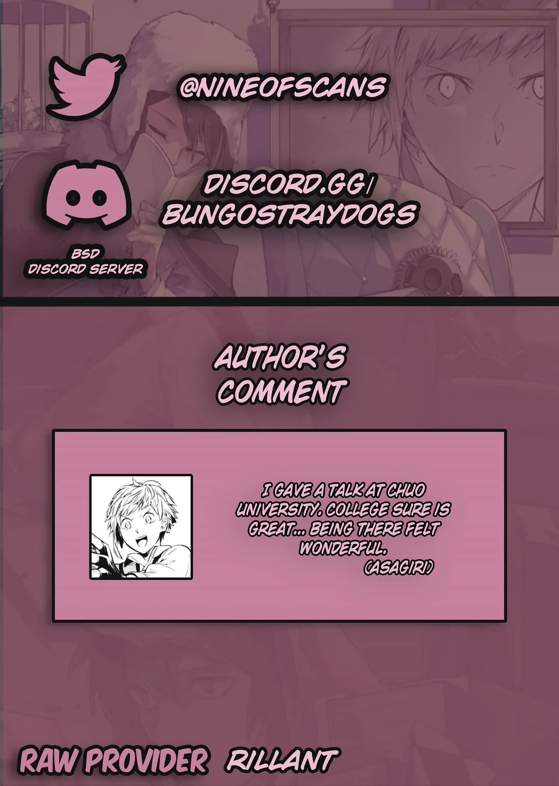 Read Bungou Stray Dogs Manga Online