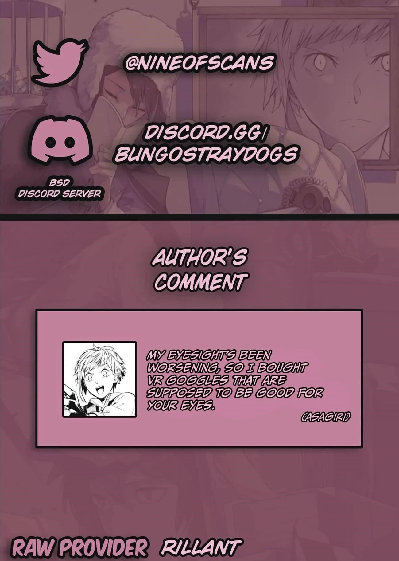 Read Bungou Stray Dogs Manga Online