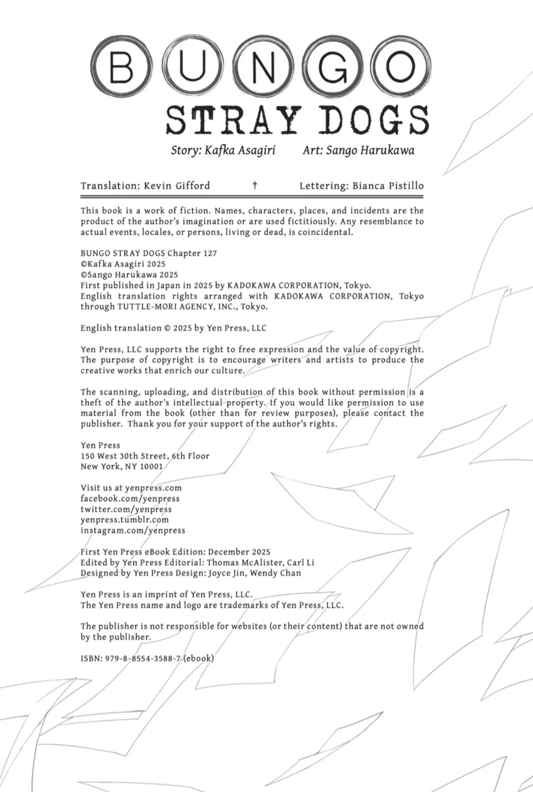 Read Bungou Stray Dogs Manga Online