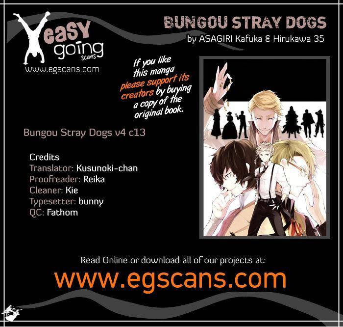 Read Bungou Stray Dogs Manga Online