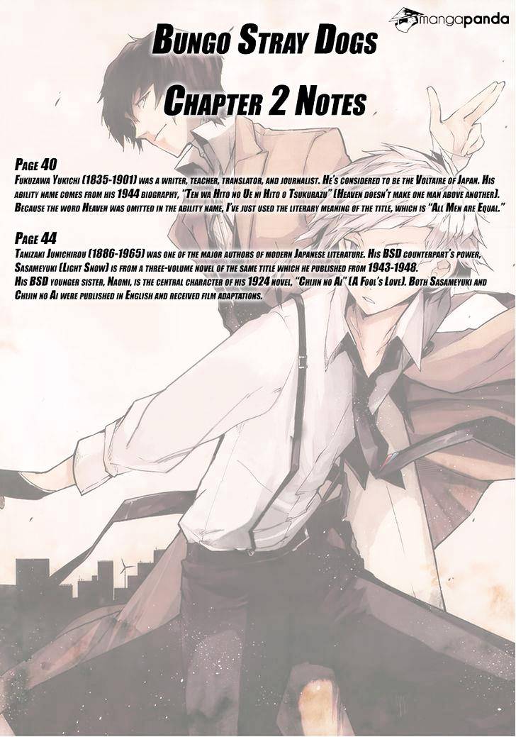 Read Bungou Stray Dogs Manga Online