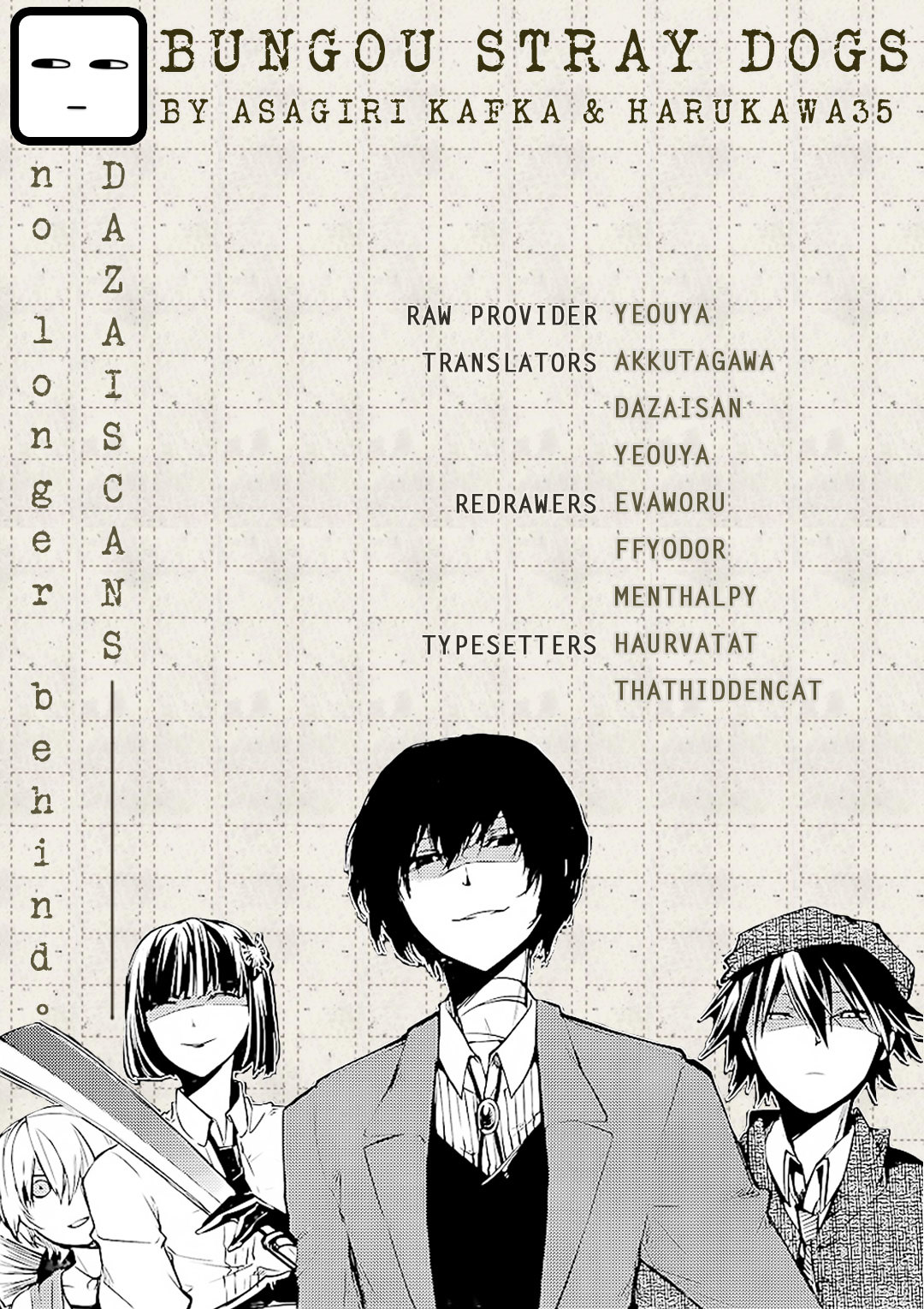 Read Bungou Stray Dogs Manga Online