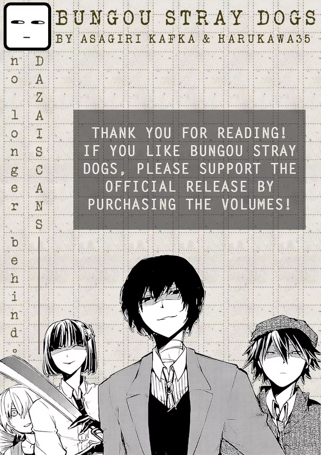 Read Bungou Stray Dogs Manga Online