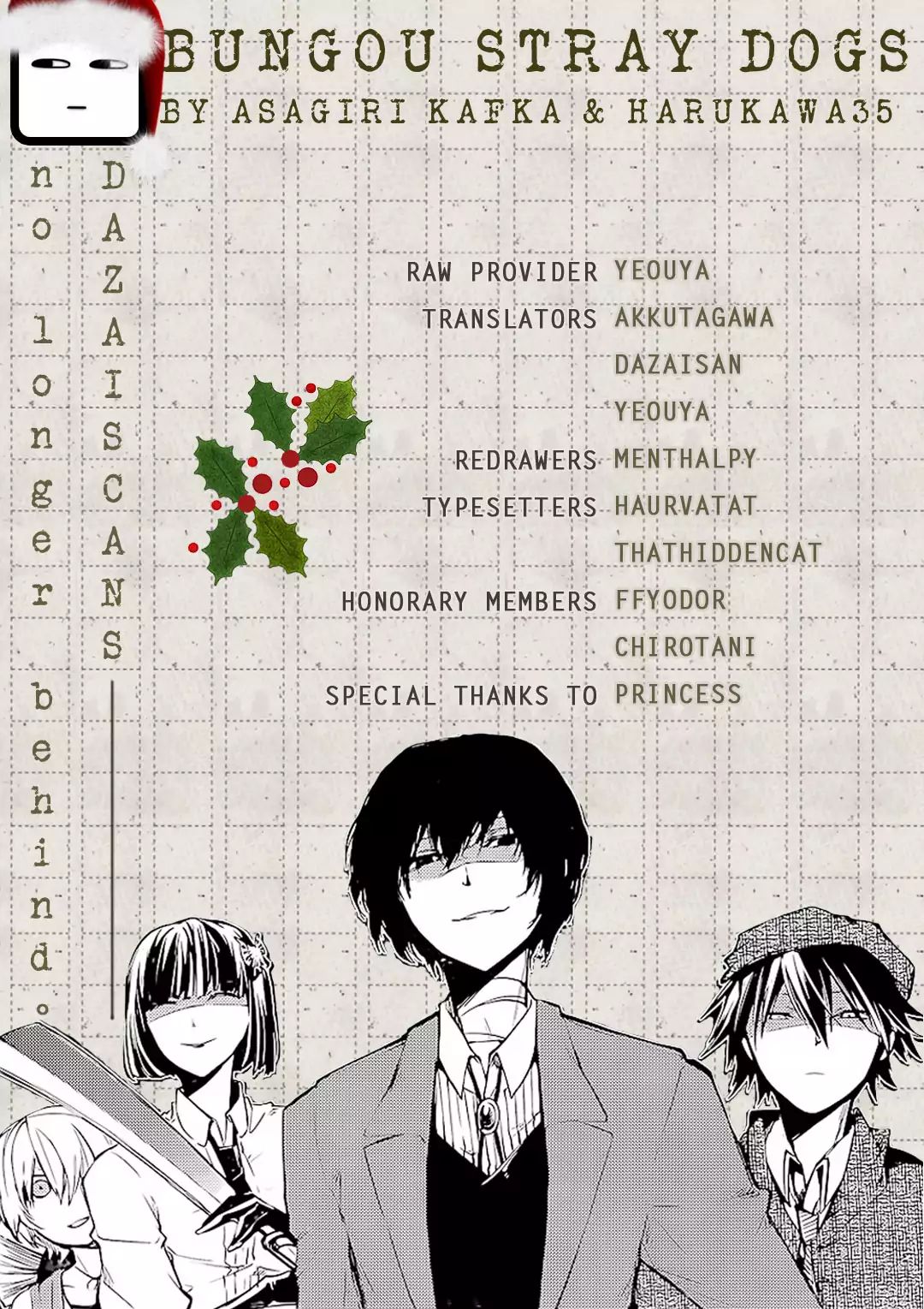 Read Bungou Stray Dogs Manga Online