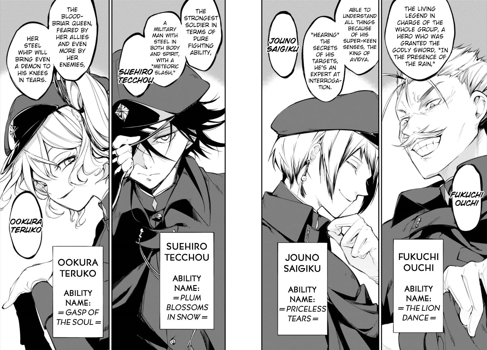 Read Bungou Stray Dogs Manga Online