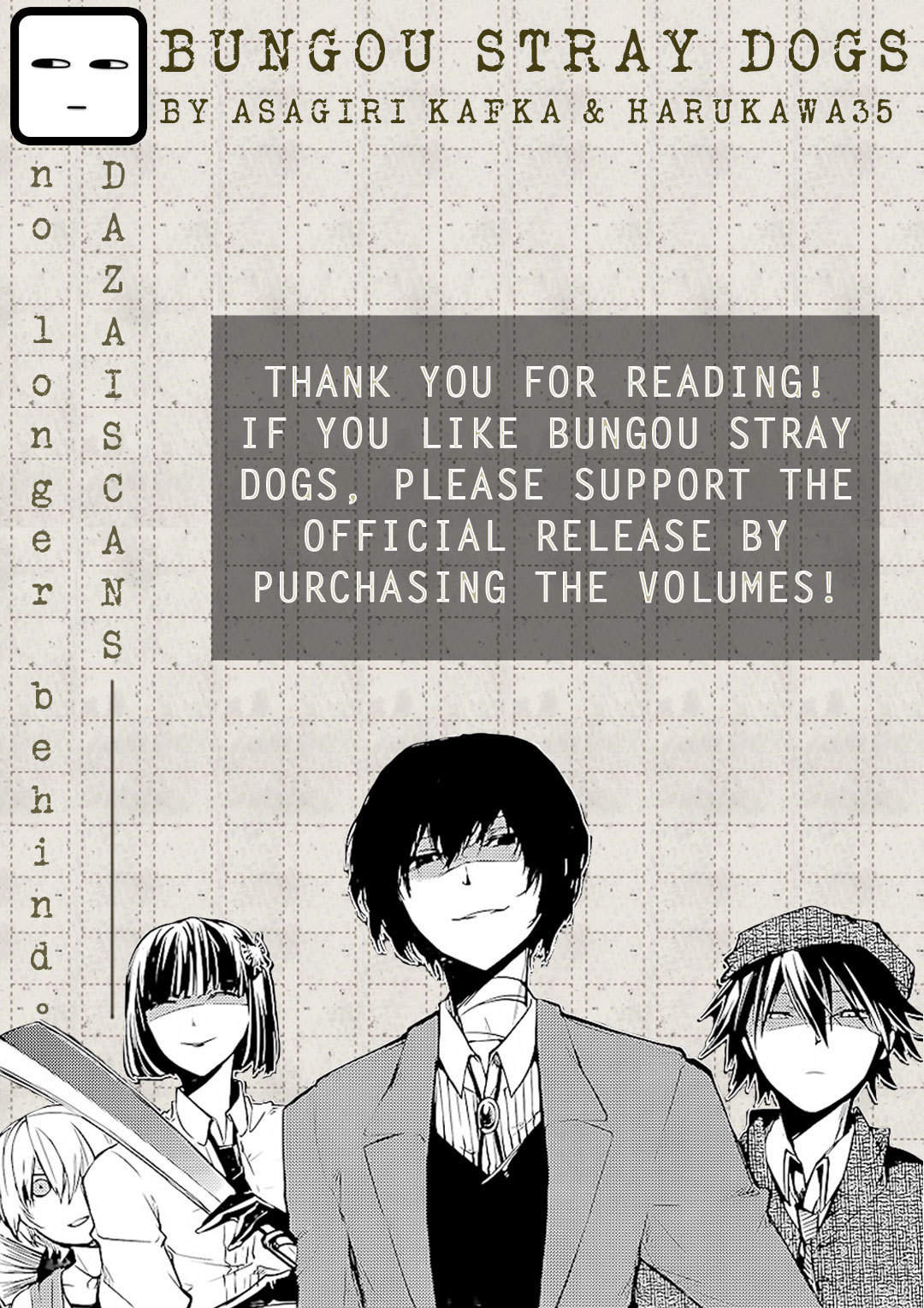 Read Bungou Stray Dogs Manga Online