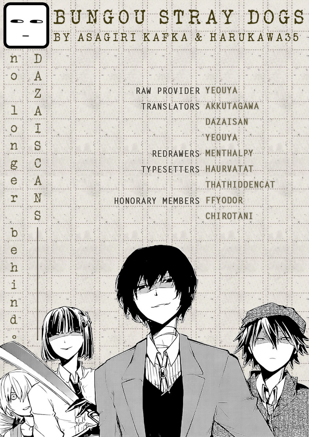 Read Bungou Stray Dogs Manga Online