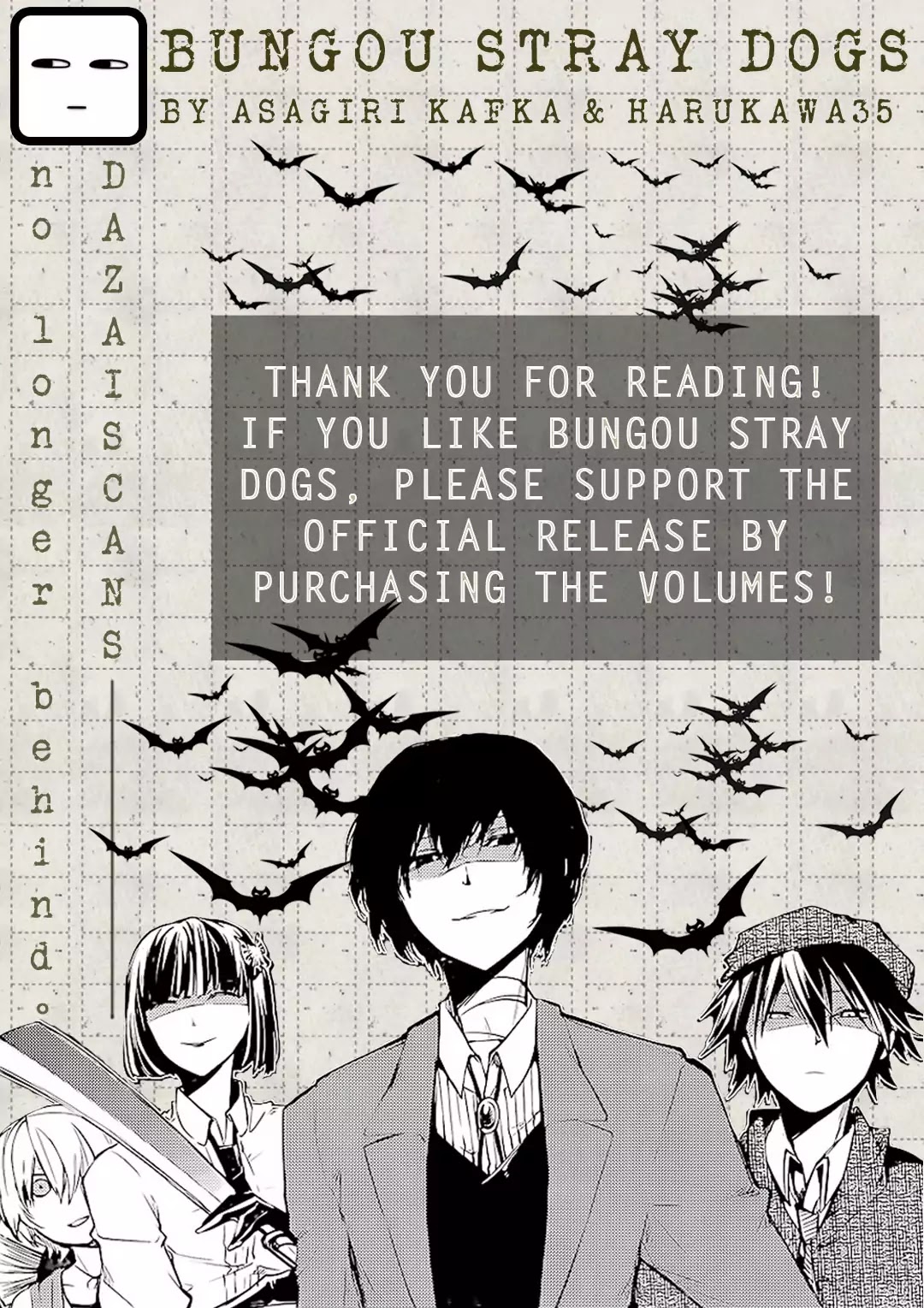 Read Bungou Stray Dogs Manga Online