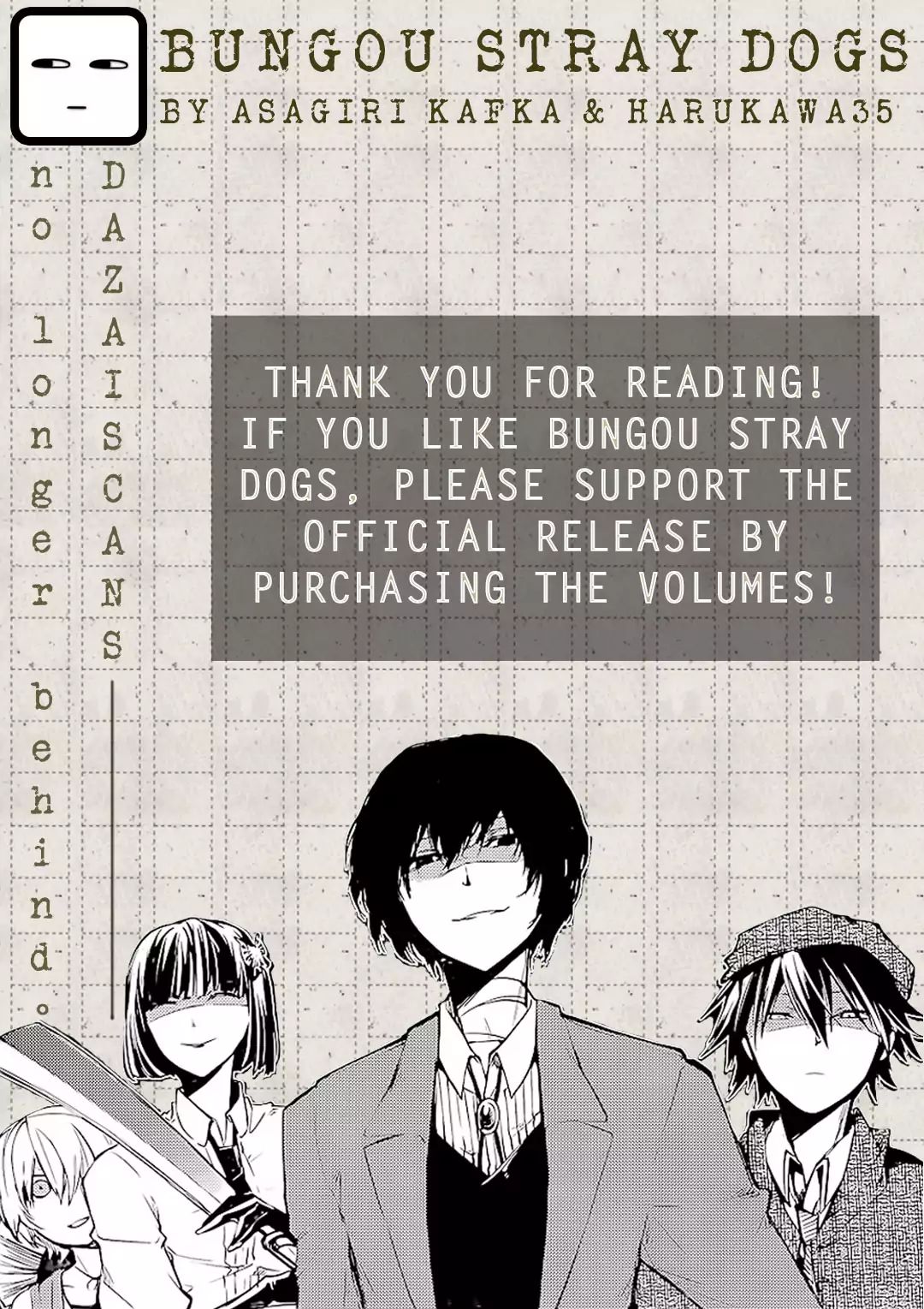 Read Bungou Stray Dogs Manga Online