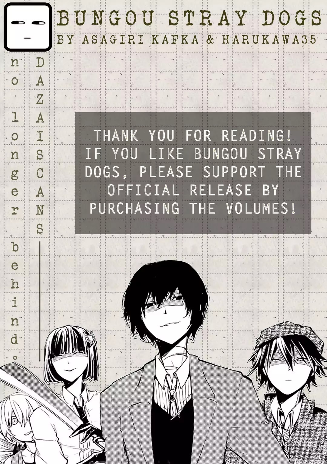 Read Bungou Stray Dogs Manga Online